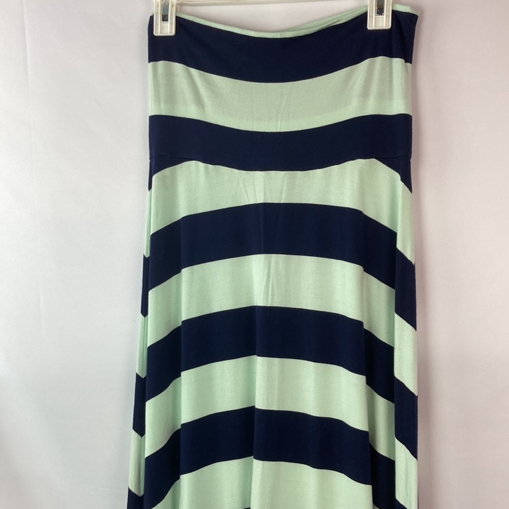 Gap teal and dark blue maxi skirt medium - Picture 2 of 5